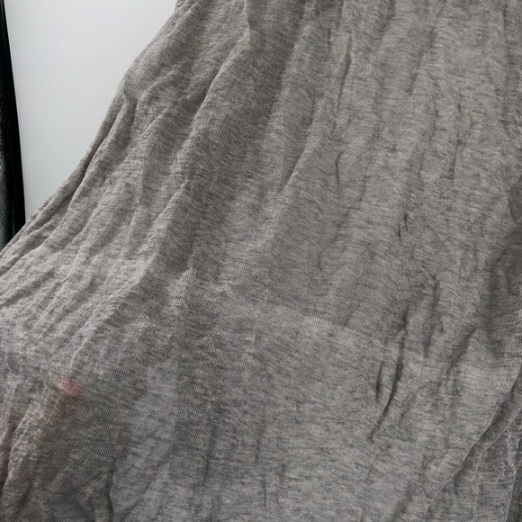 EILEEN FISHER Sweater Waterfall Open Drape Cotton Silk Cashmere Crinkle M Gauzy - Picture 9 of 9